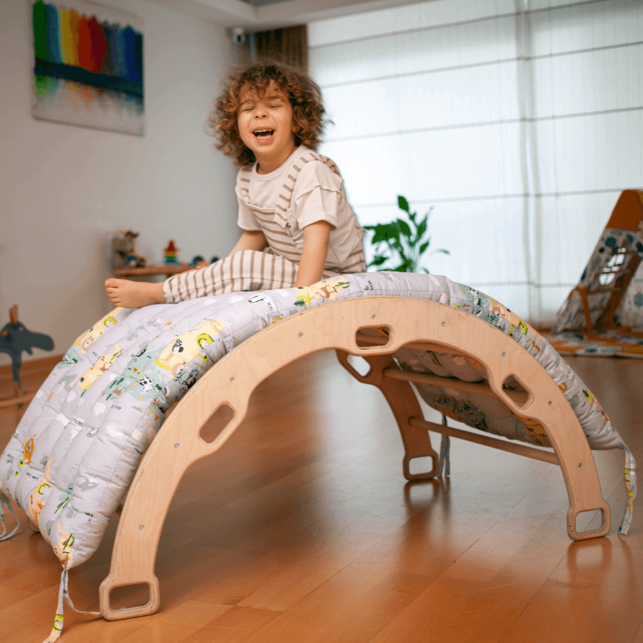 Climbing Arch / Rocker with Pillow Set / Large Size Kidodido