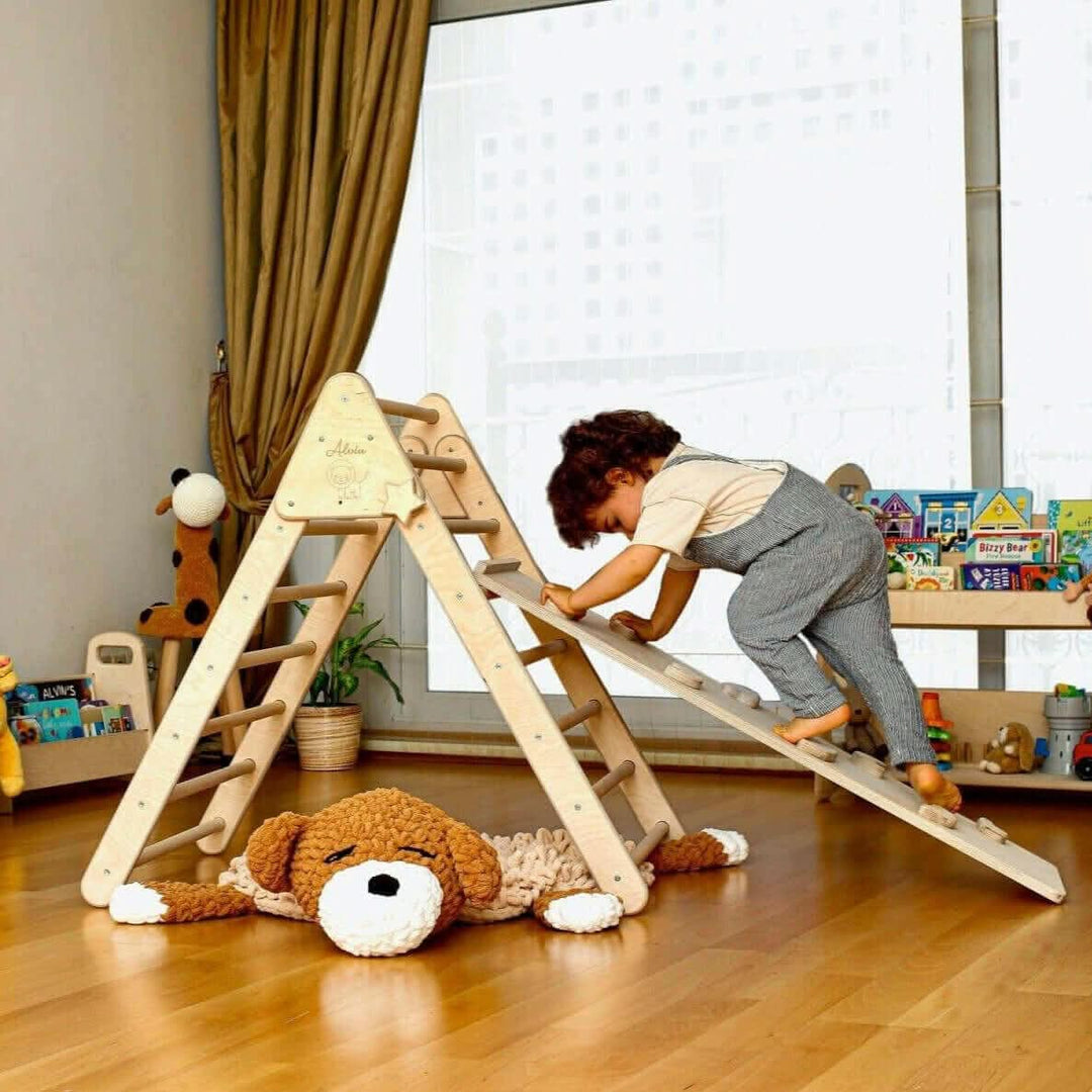 Climbing Triangle and Ramp Set 2-in-1 Kidodido