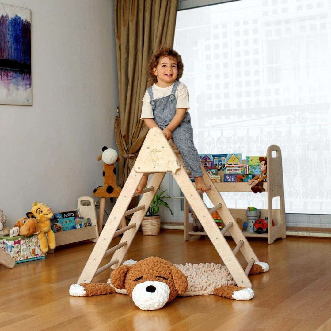 Foldable Climbing Triangle with Ramp Kidodido