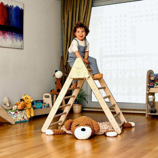 Foldable Climbing Triangle with Ramp Kidodido