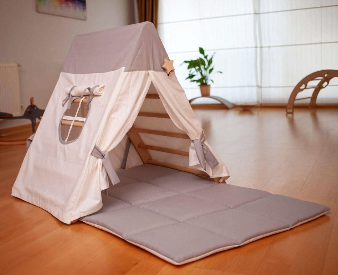 Climbing Triangle with Tent Cover, Mat, Ramp Kidodido