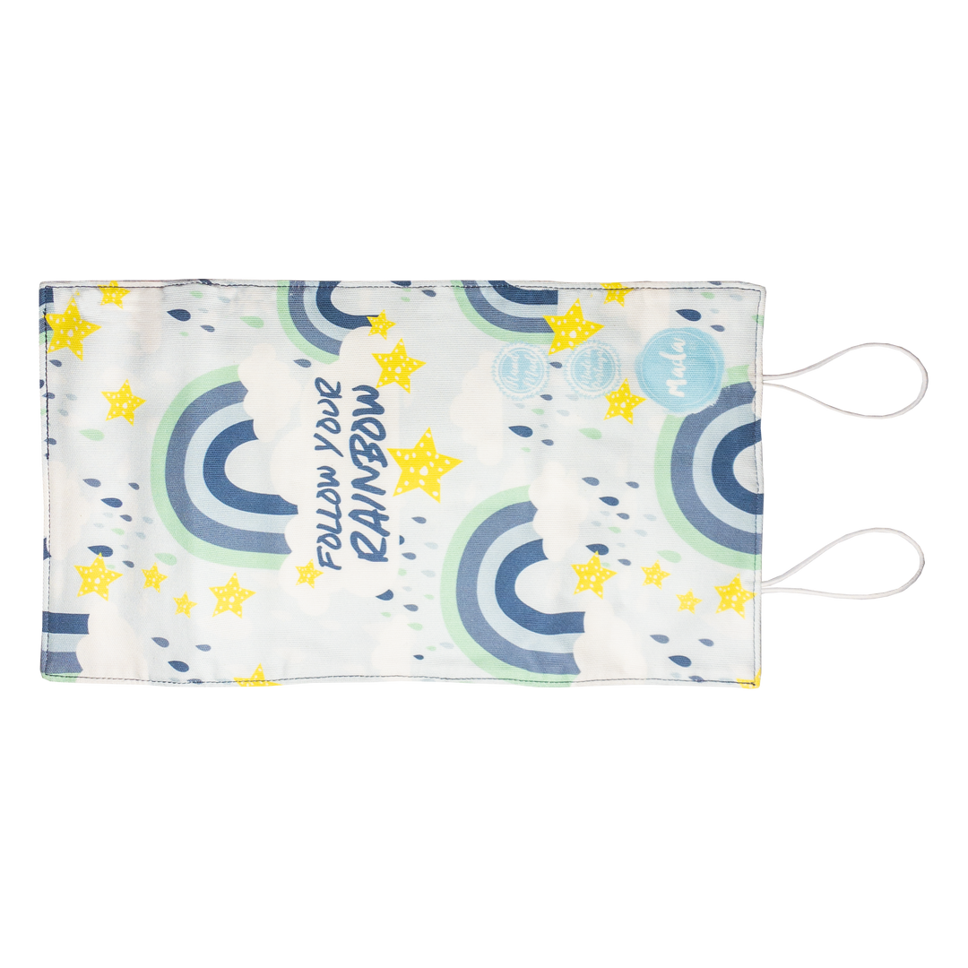 Blue Rainbow Long Pencil Case CaribHeaven