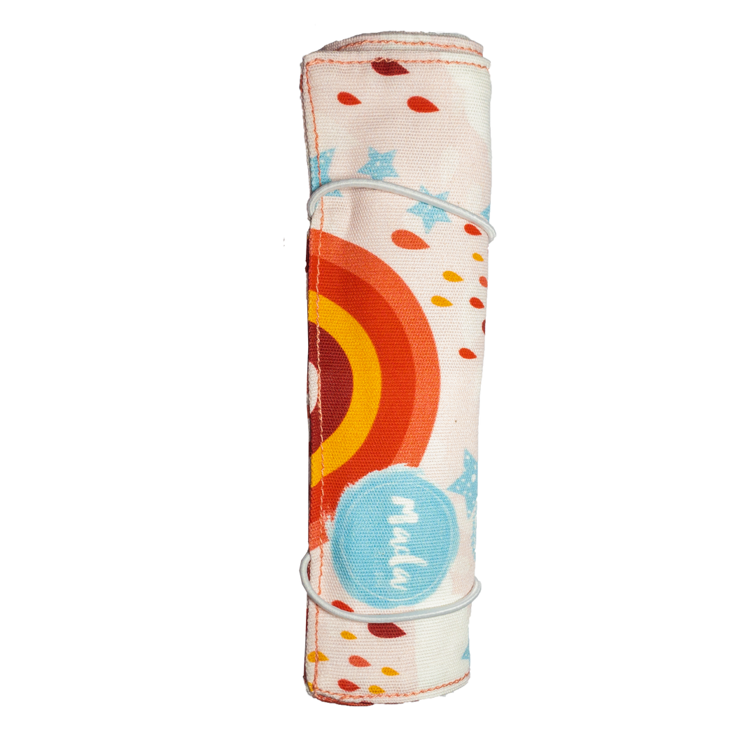 Pink Rainbow Long Pencil Case CaribHeaven