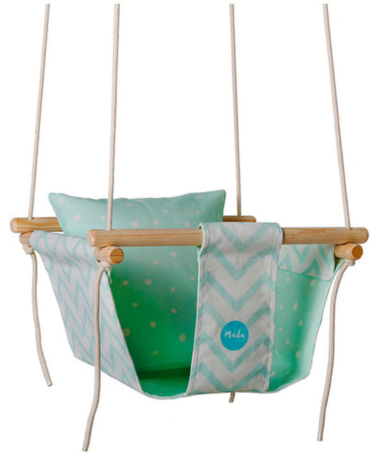 Mint Chevron BabySwing CaribHeaven
