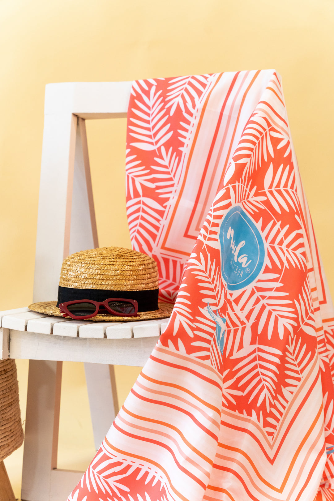 Super Towel Pink Leafs CaribHeaven