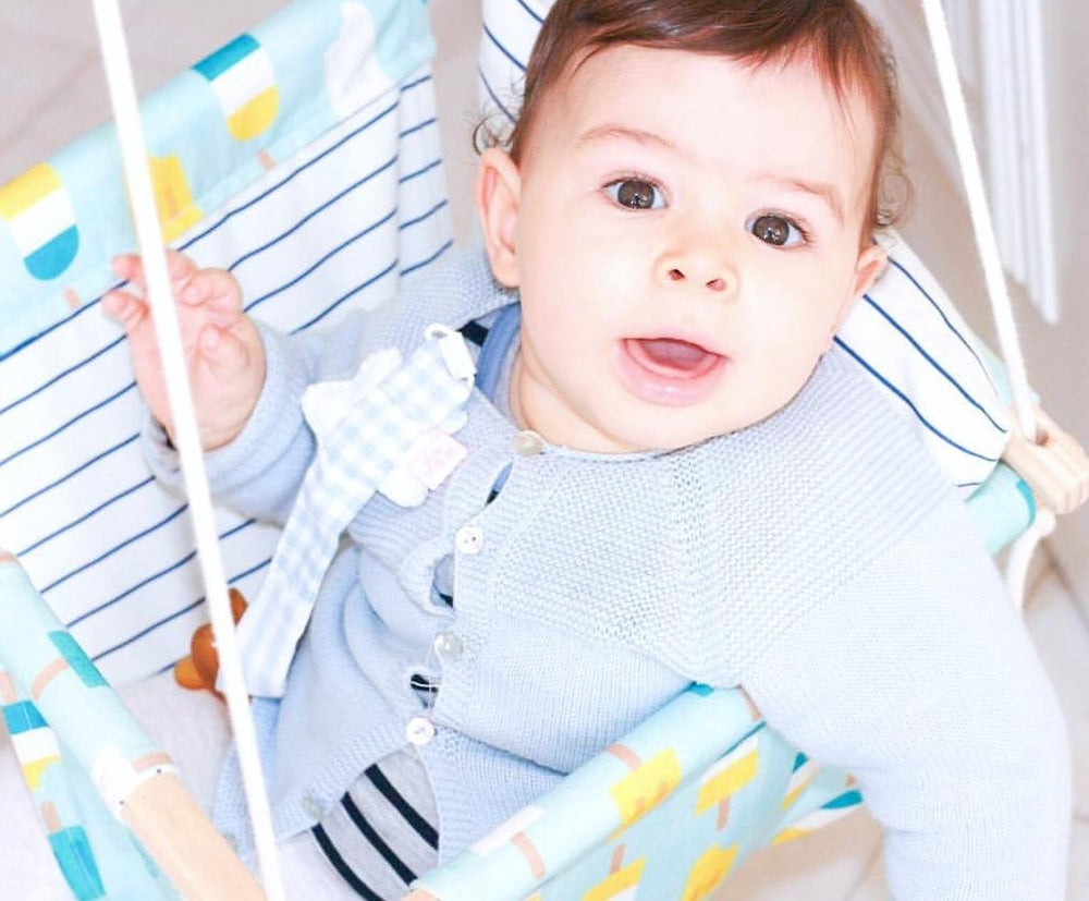 Blue & Blue Popsicle BabySwing CaribHeaven