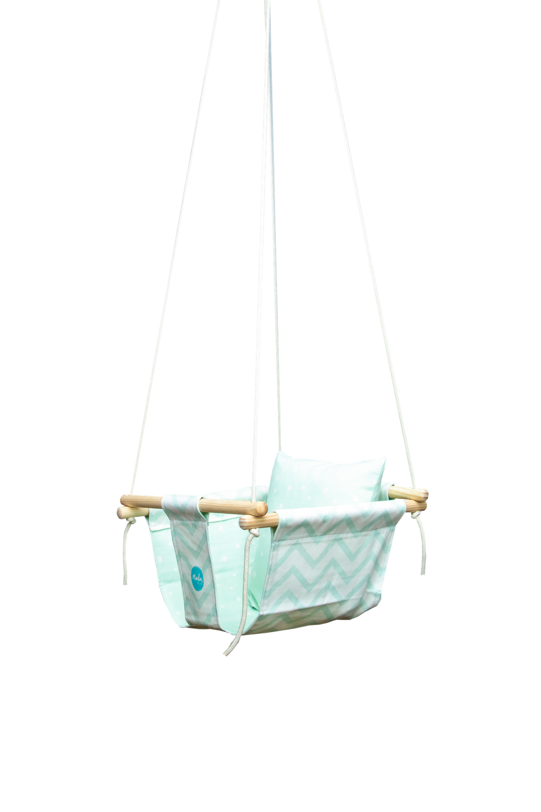 Mint Chevron BabySwing CaribHeaven