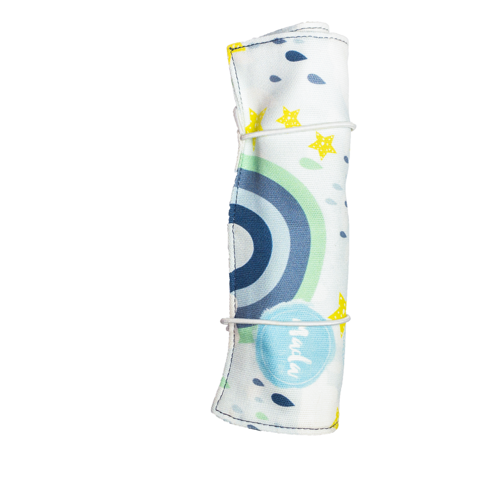 Blue Rainbow Long Pencil Case CaribHeaven