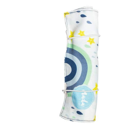 Blue Rainbow Long Pencil Case CaribHeaven