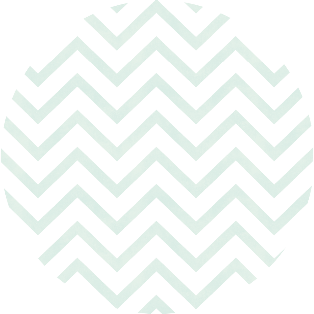 Mint Chevron BabySwing CaribHeaven
