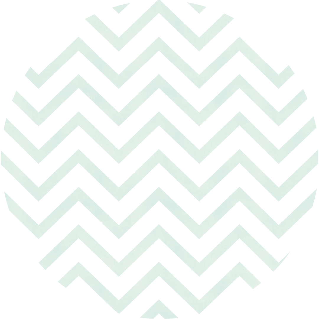 Mint Chevron BabySwing CaribHeaven