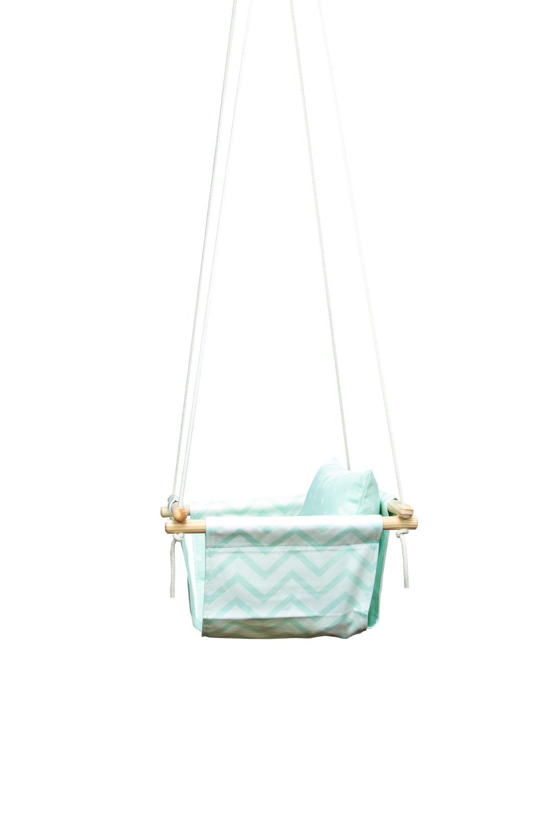 Mint Chevron BabySwing CaribHeaven