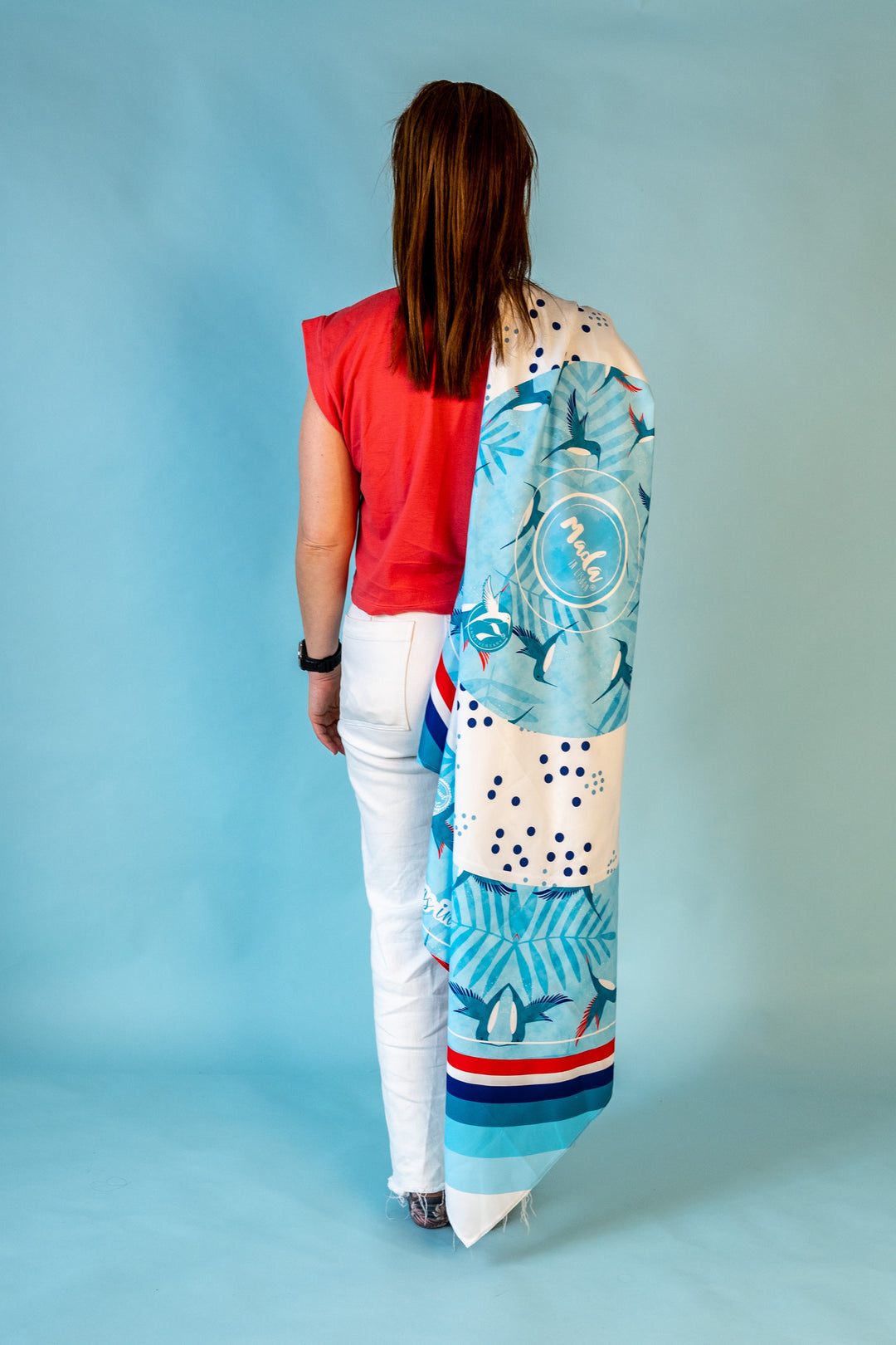 Super Towel Blue HummingBird CaribHeaven