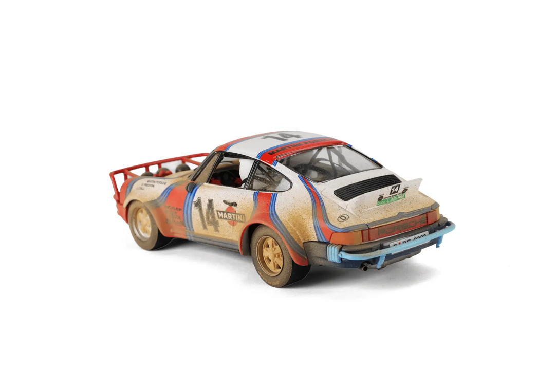 Fly | Porsche 911 SC 'Safari' | #14 Martini Racing | Limited Edition | Dirt Effect | E2110AR | 1/32 Slot Car HYINUO CAR MODEL Store
