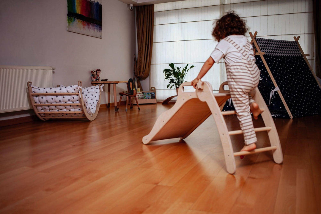 Foldable Wooden Slide Kidodido