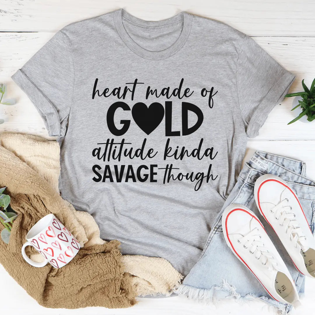 Heart Made Of Gold Tee MerchMallow