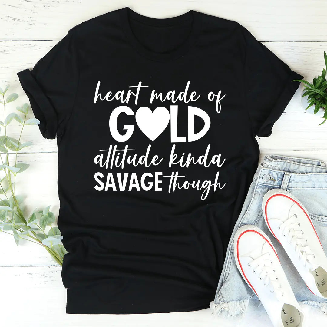 Heart Made Of Gold Tee MerchMallow