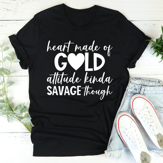 Heart Made Of Gold Tee MerchMallow