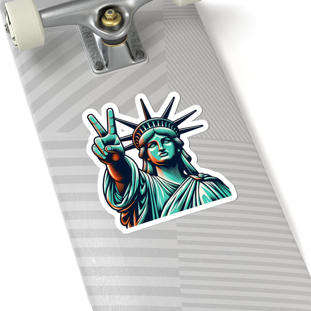 ColorFlow | Statue of Liberty Peace Vinyl Sticker for Water Bottles Laptops Cars | NYC Freedom Art Waterproof Decal Etsy
