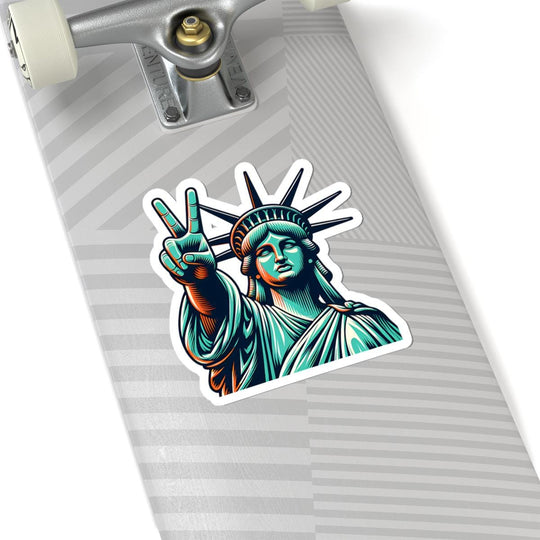 ColorFlow | Statue of Liberty Peace Vinyl Sticker for Water Bottles Laptops Cars | NYC Freedom Art Waterproof Decal Etsy