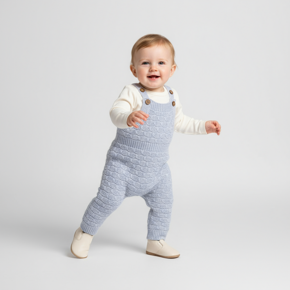 Knitted Newborn Overall Set-1