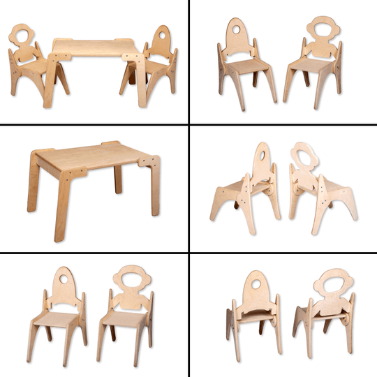 Montessori Table and Chair Set Kidodido
