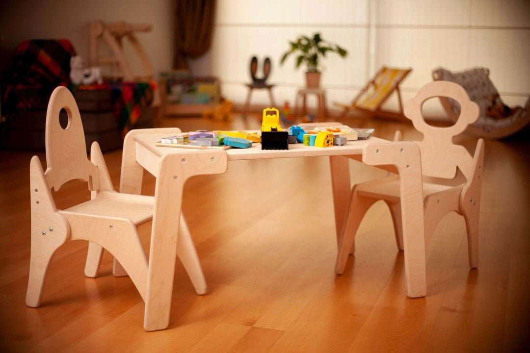 Montessori Table and Chair Set Kidodido