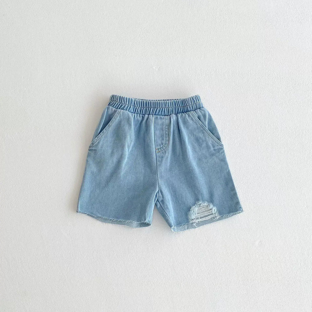 Summer Arrival Kids Unisex Denim Casual Style Shorts MyKids-USA