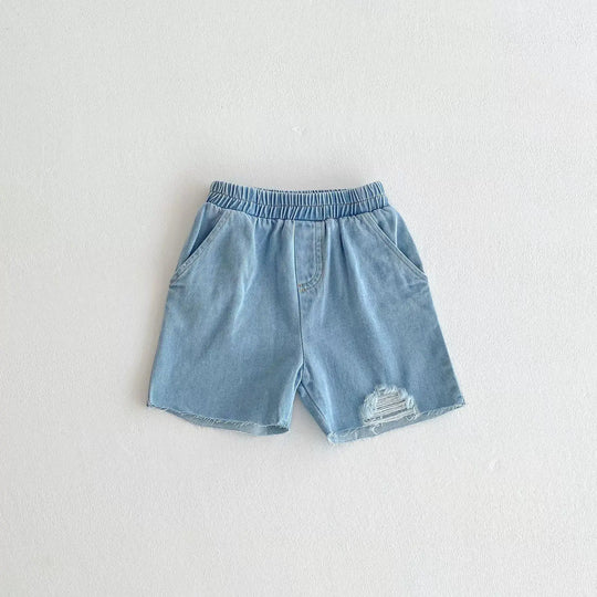 Summer Arrival Kids Unisex Denim Casual Style Shorts MyKids-USA