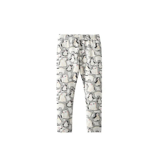 Autumn Arrival Baby Kids Girls Animals Cartoon Pattern Casual Pants MyKids-USA