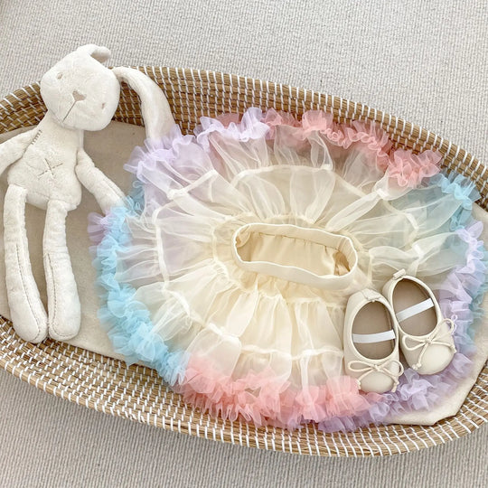 Summer Arrival Baby Girl Thin Mesh Tutu Skirt Breathable Skirt MyKids-USA