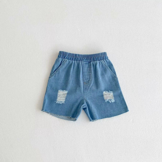 Summer Arrival Kids Unisex Denim Casual Style Shorts MyKids-USA