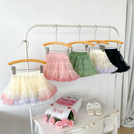 Summer Arrival Baby Girl Thin Mesh Tutu Skirt Breathable Skirt MyKids-USA