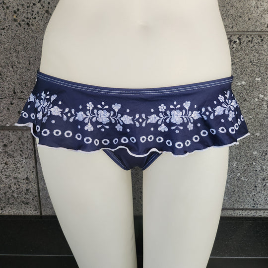 Loco Boutique Loco Broidery Skirted Swim Bottom Loco Boutique