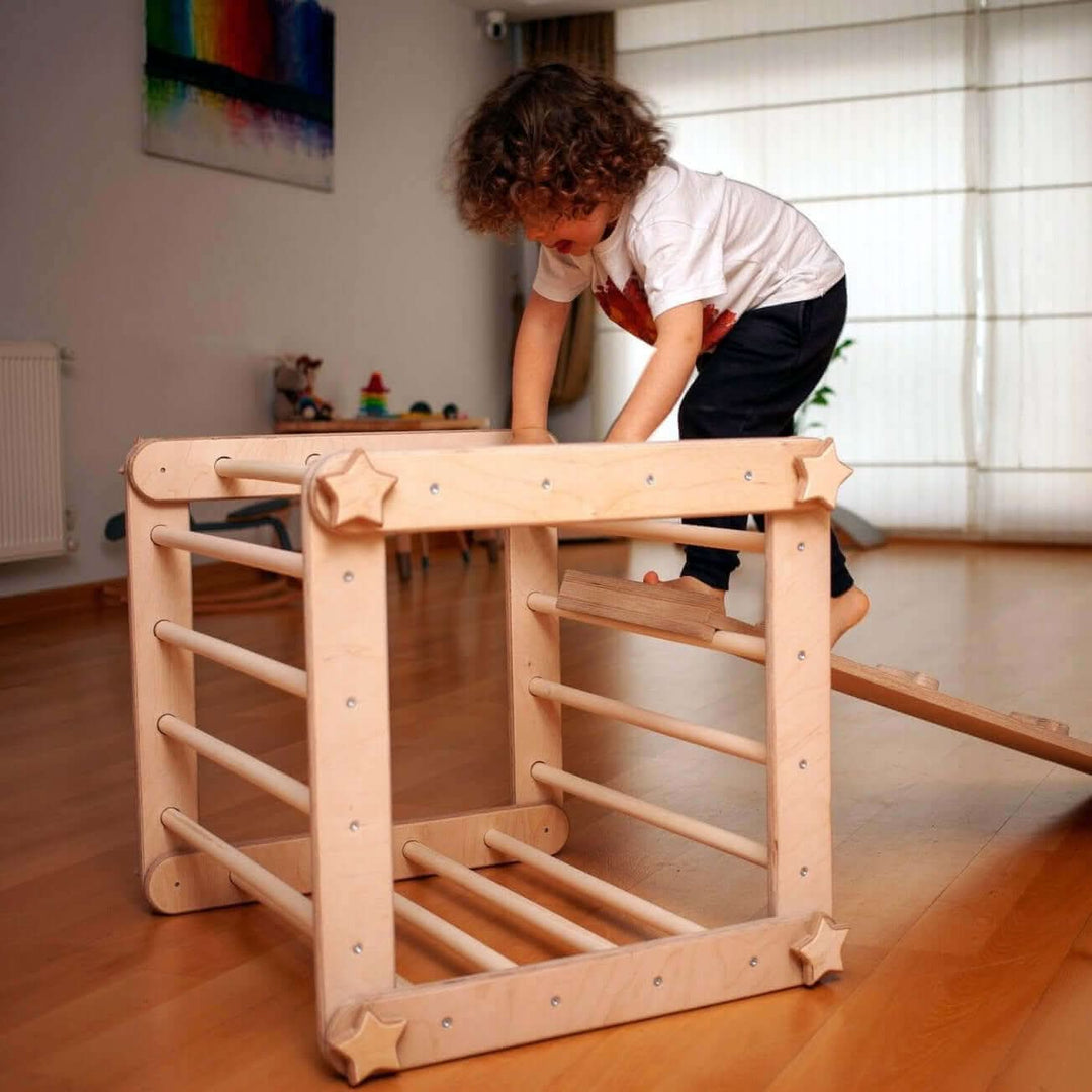 Transformable Climbing Cube with Ramp Kidodido