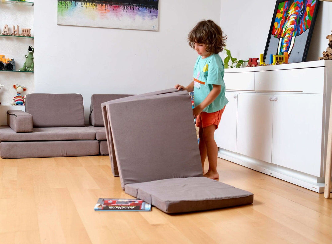 Transformable Kids Play Mat Couch: Soft, Durable, Easy-Clean Delight Kidodido