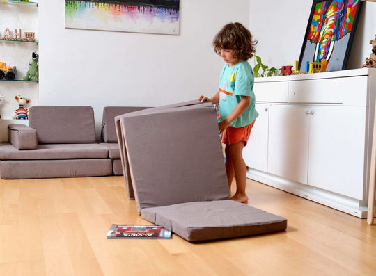 Transformable Kids Play Mat Couch: Soft, Durable, Easy-Clean Delight Kidodido