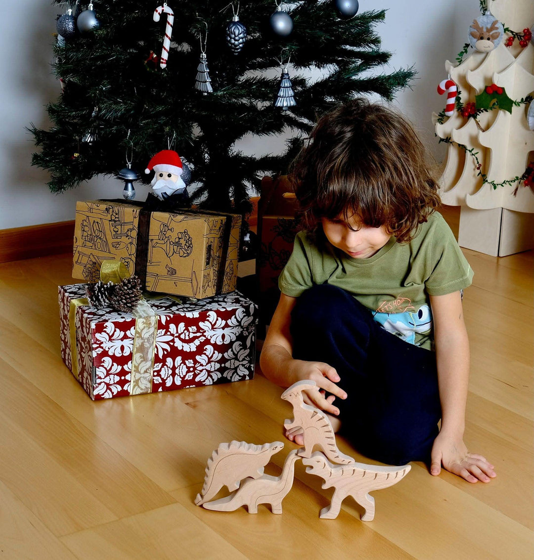 Wooden Dinosaur Set Kidodido