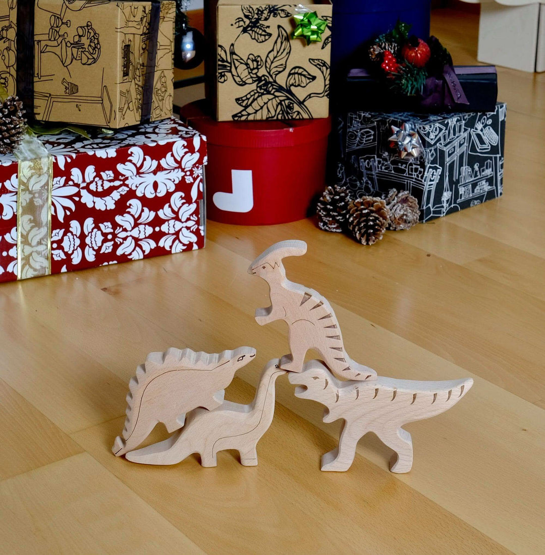 Wooden Dinosaur Set Kidodido