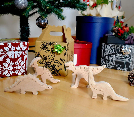Wooden Dinosaur Set Kidodido