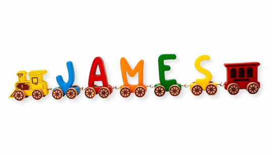 Wooden Letter Train Puzzle Kidodido