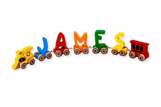 Wooden Letter Train Puzzle Kidodido