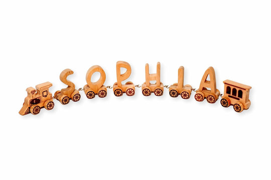 Wooden Letter Train Puzzle Kidodido