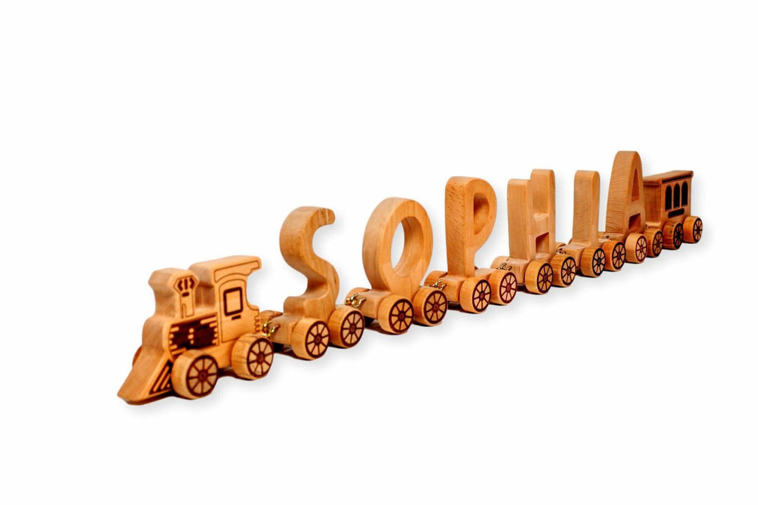 Wooden Letter Train Puzzle Kidodido